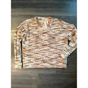 NEW Haptics Sweater Women's Size M Striped Knit